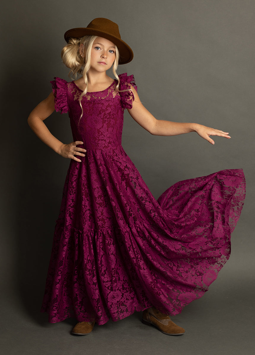 Angie Dress in Berry