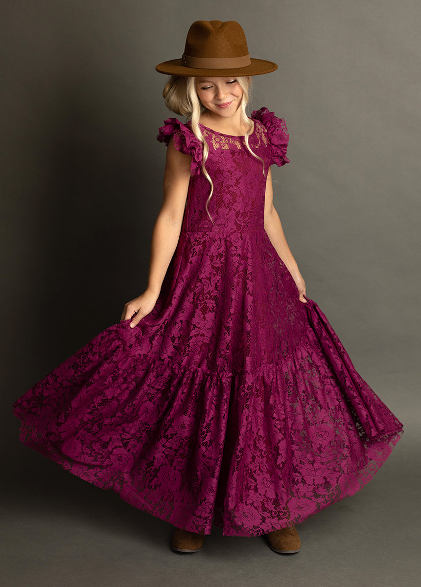 Angie Dress in Berry