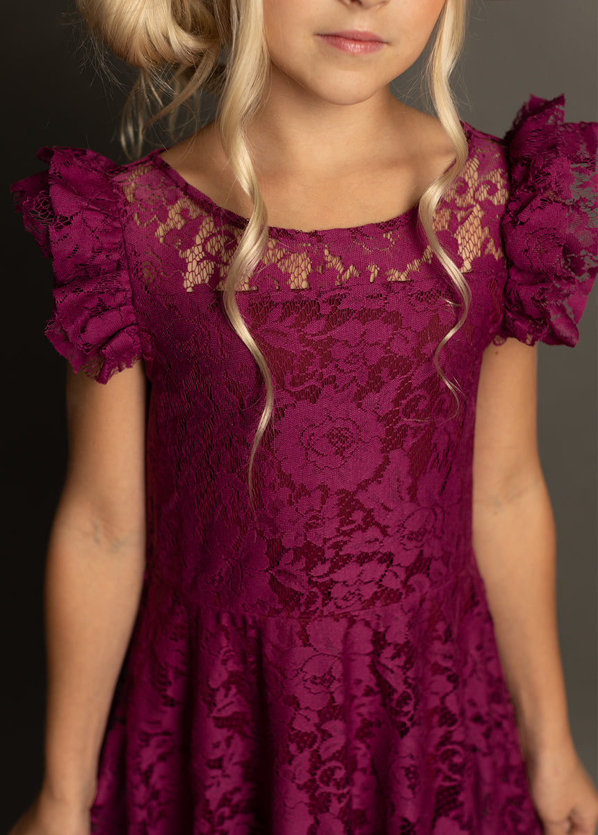 Angie Dress in Berry