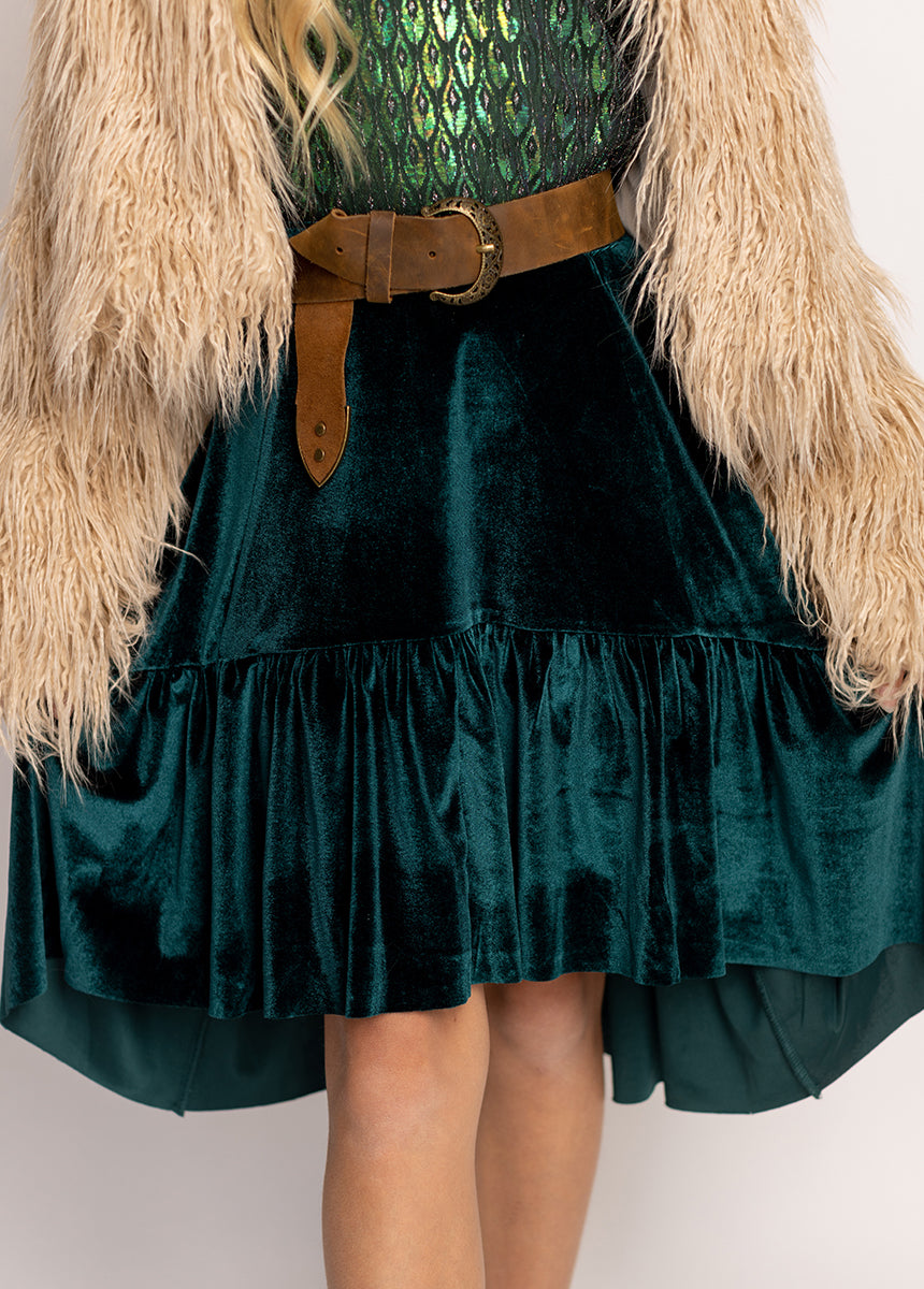 Ina Skirt in Evergreen