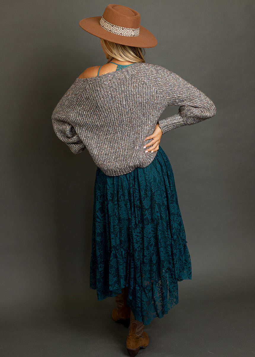 Leo Skirt in Deep Teal