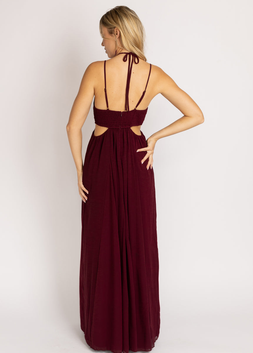 Mari Dress in Plum