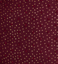 Chloe Dress in Burgundy Dot