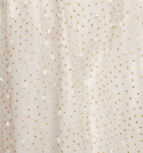 Chloe Dress in Cream Dot