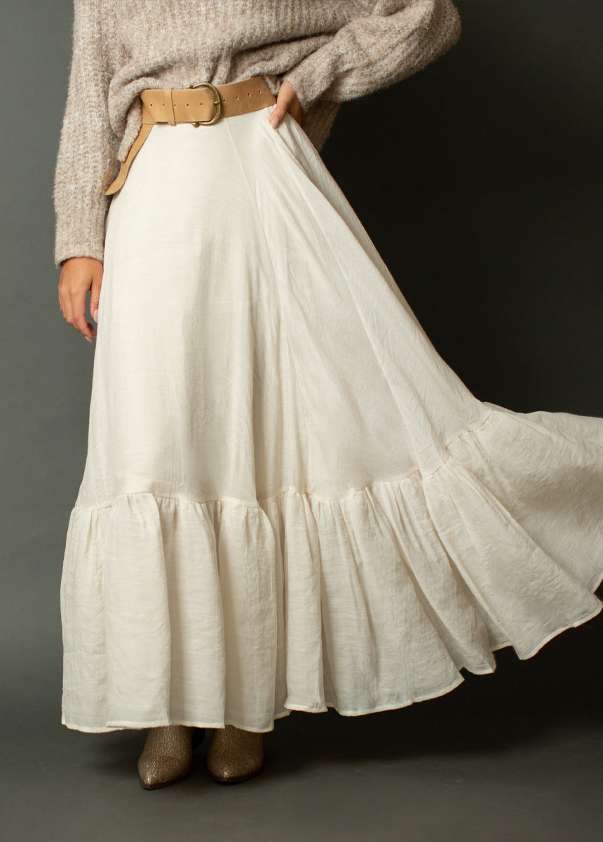 Annah Skirt in Cream