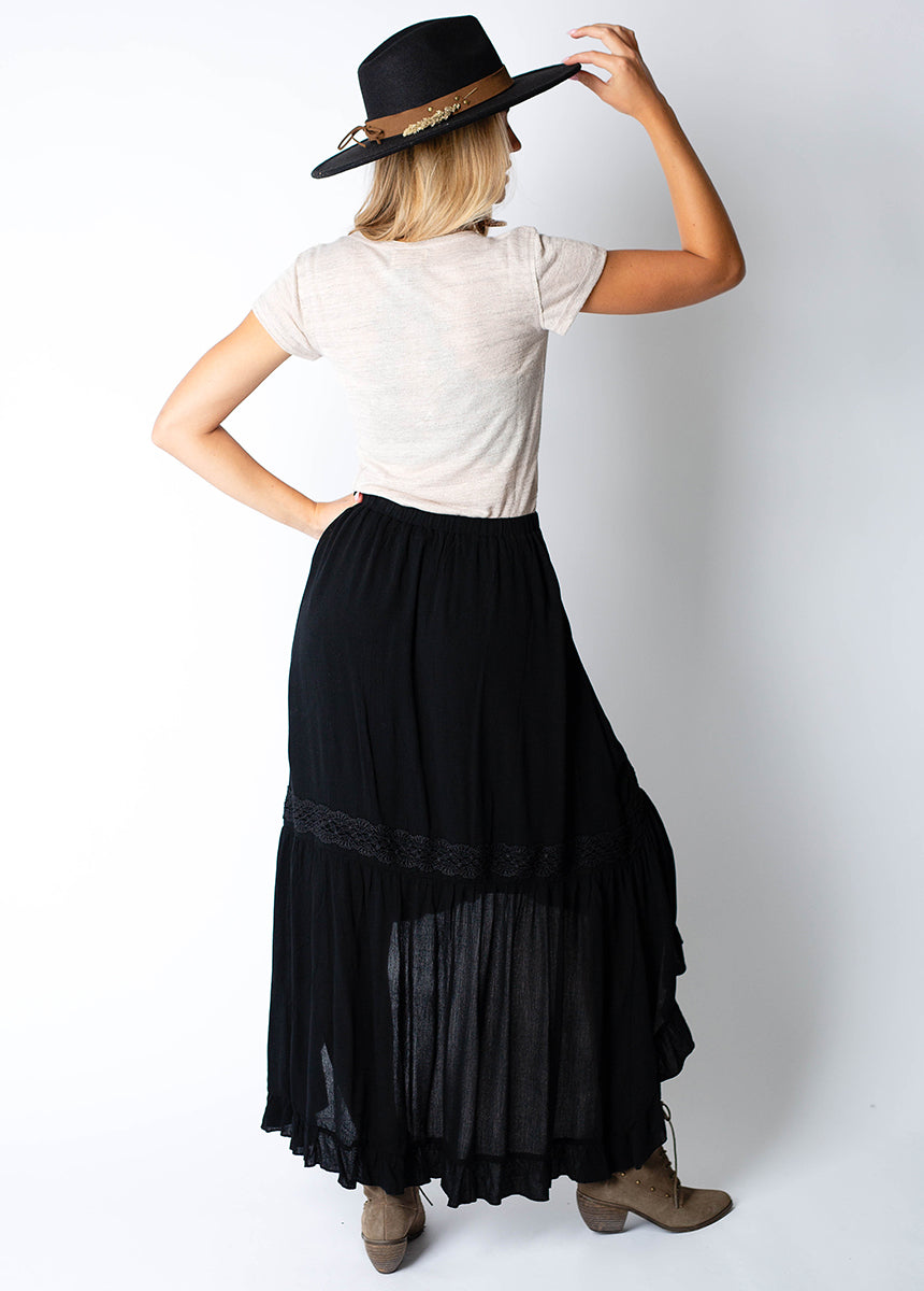 Alizah Skirt in Black