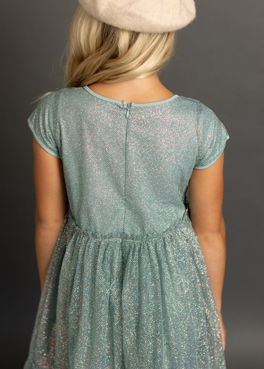 Andra Dress in Smokey Teal