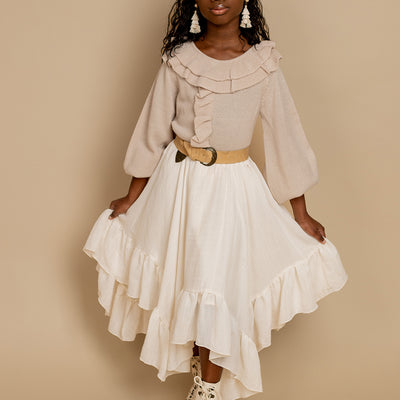 Poesie Skirt in Cream