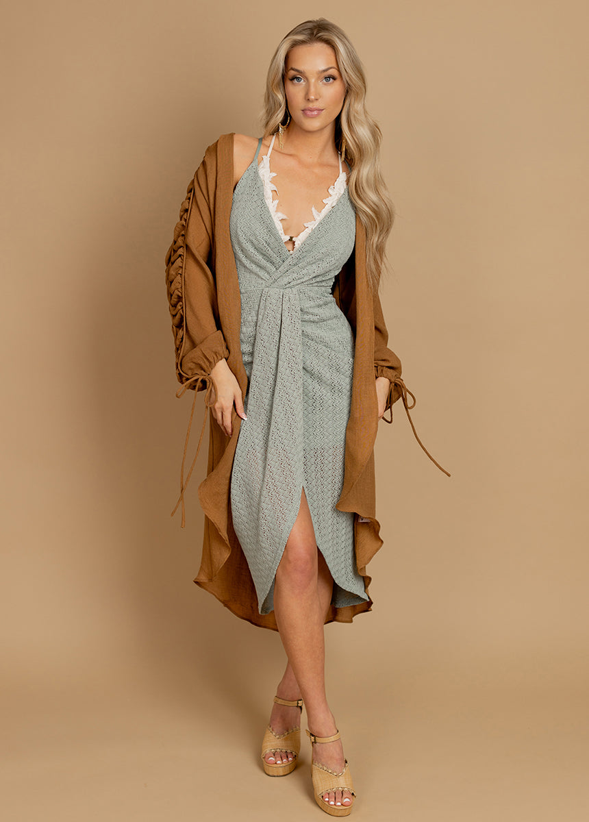 Avacette Dress in Seafoam