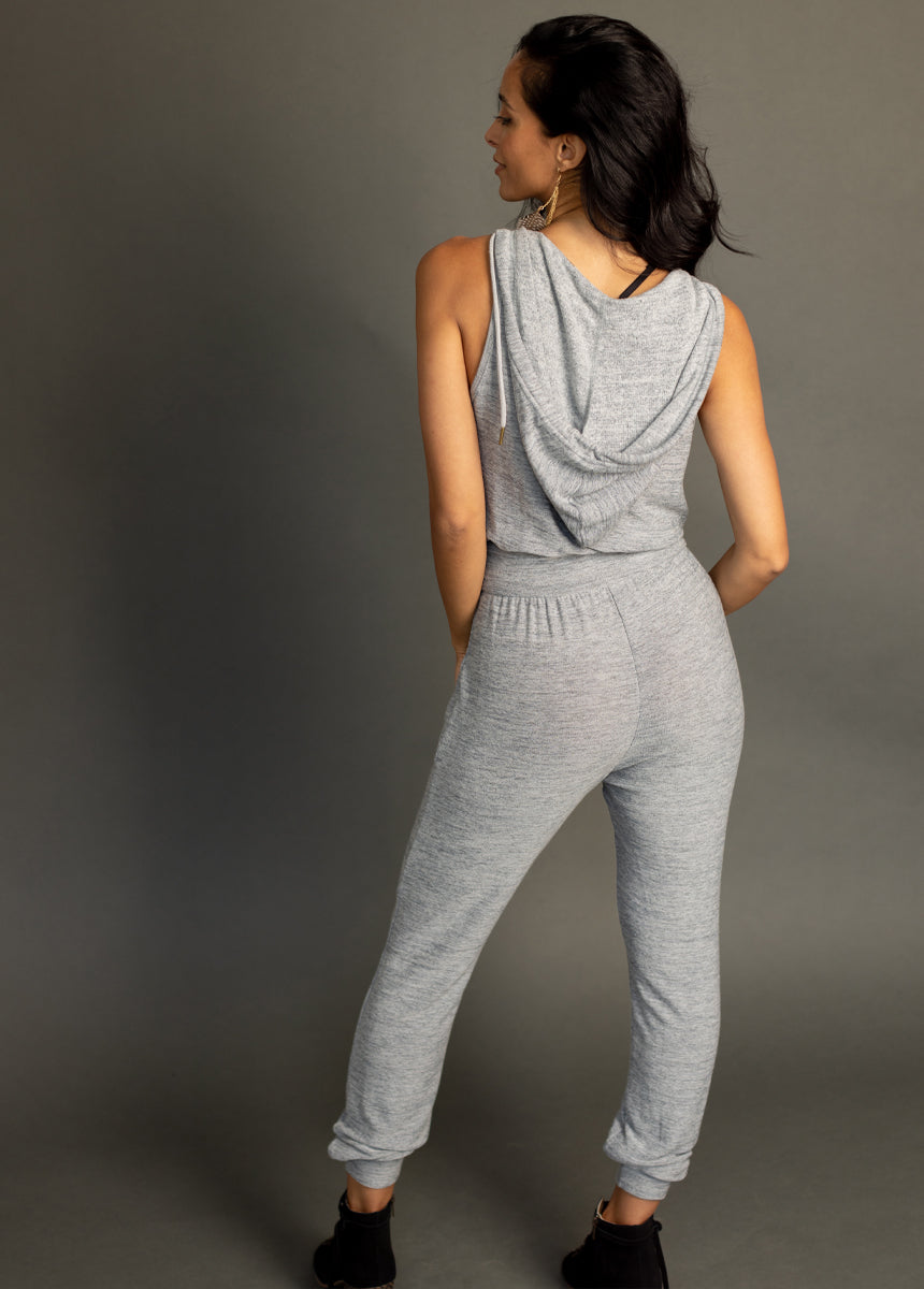 Baylee Jumpsuit in Heather Charcoal