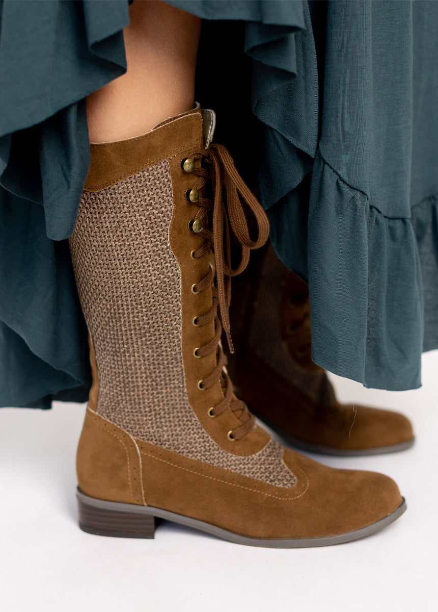 Keiko Tall Boots in Nutmeg