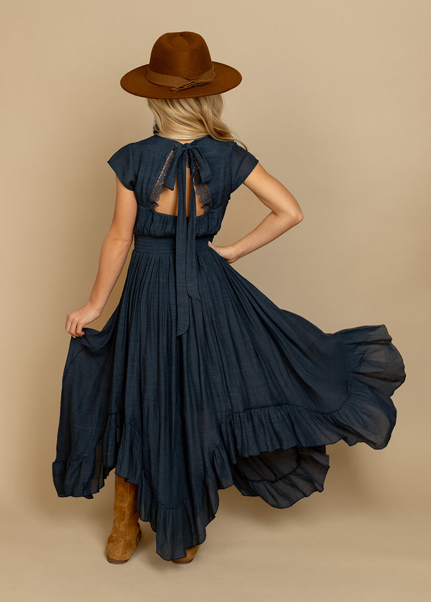 Briley Dress in Navy