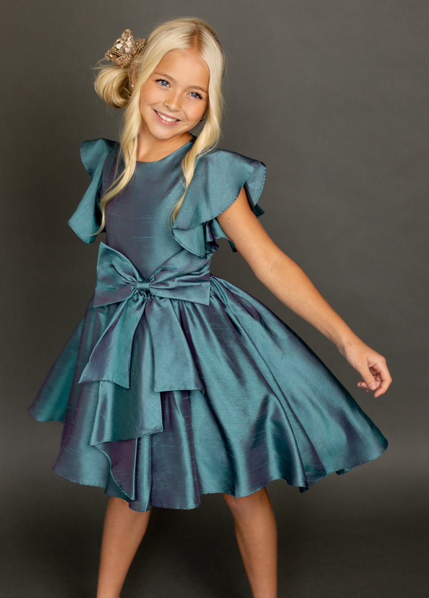 Camryn Dress in Deep Teal