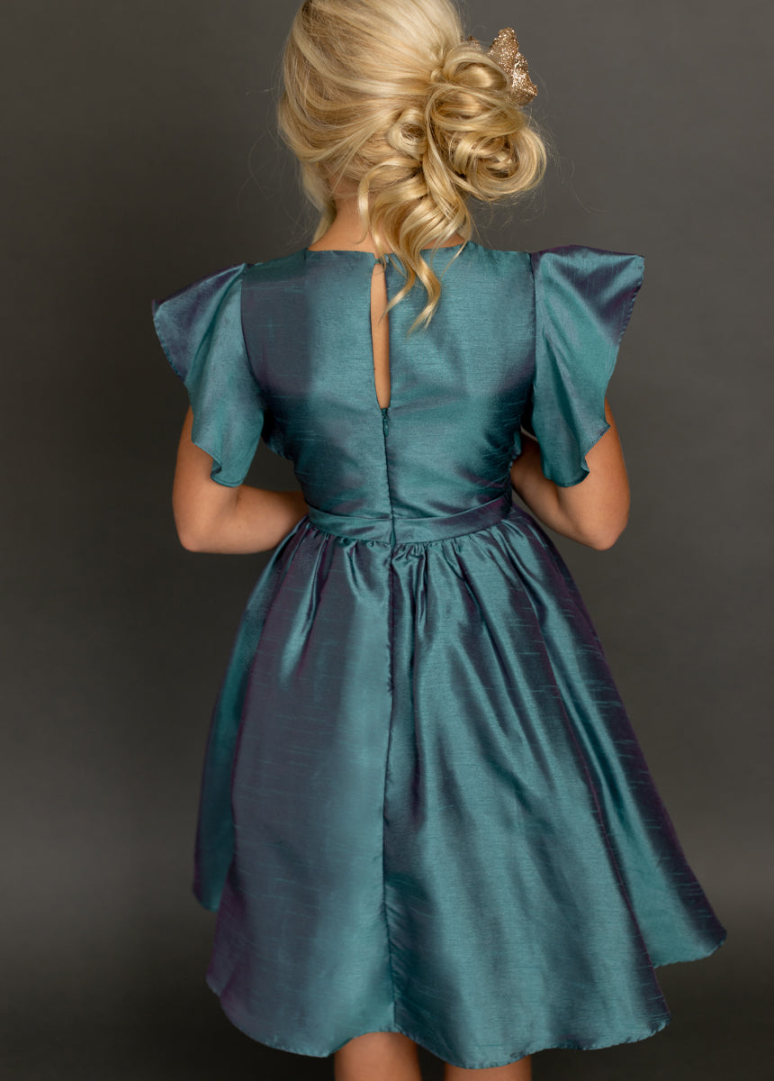 Camryn Dress in Deep Teal