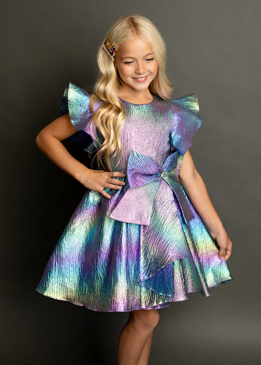 Camryn Dress in Oil Slick