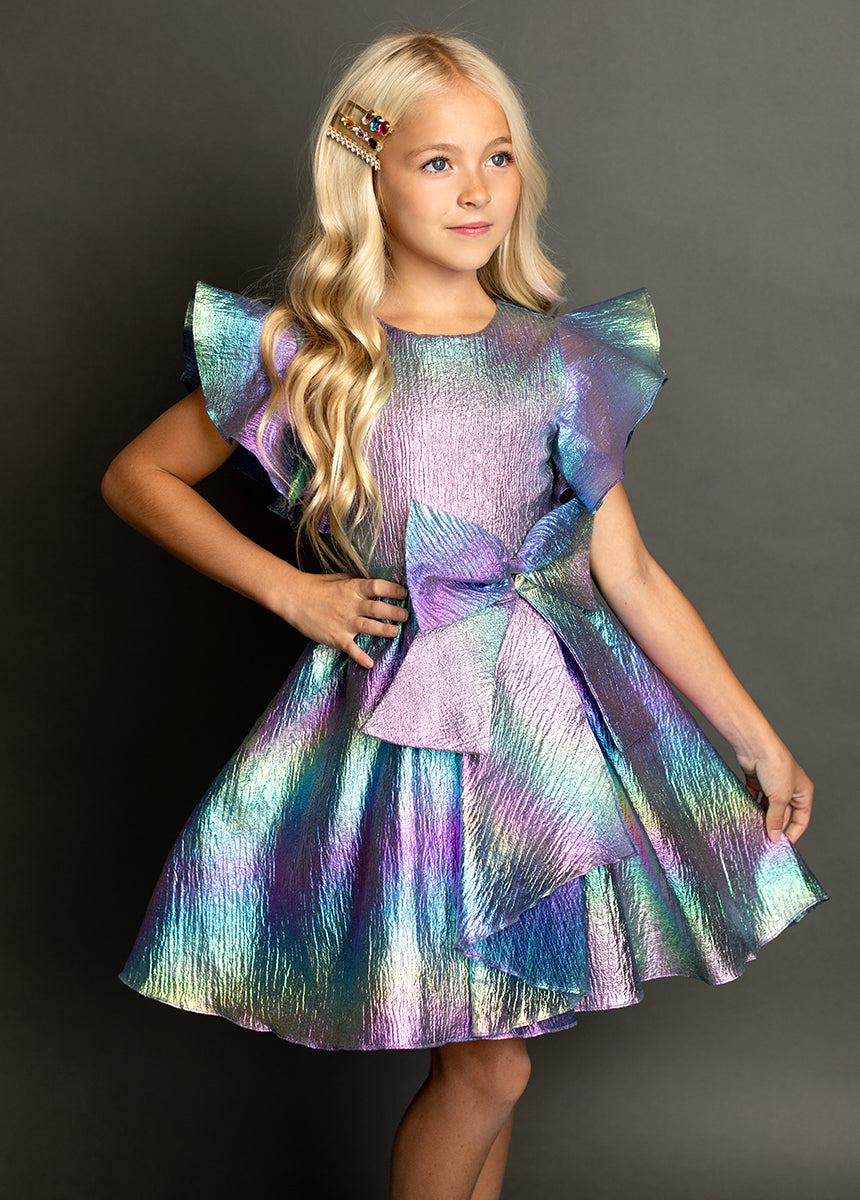 Camryn Dress in Oil Slick