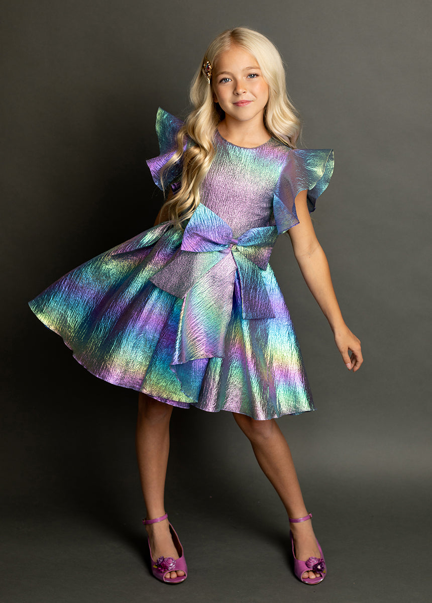 Camryn Dress in Oil Slick