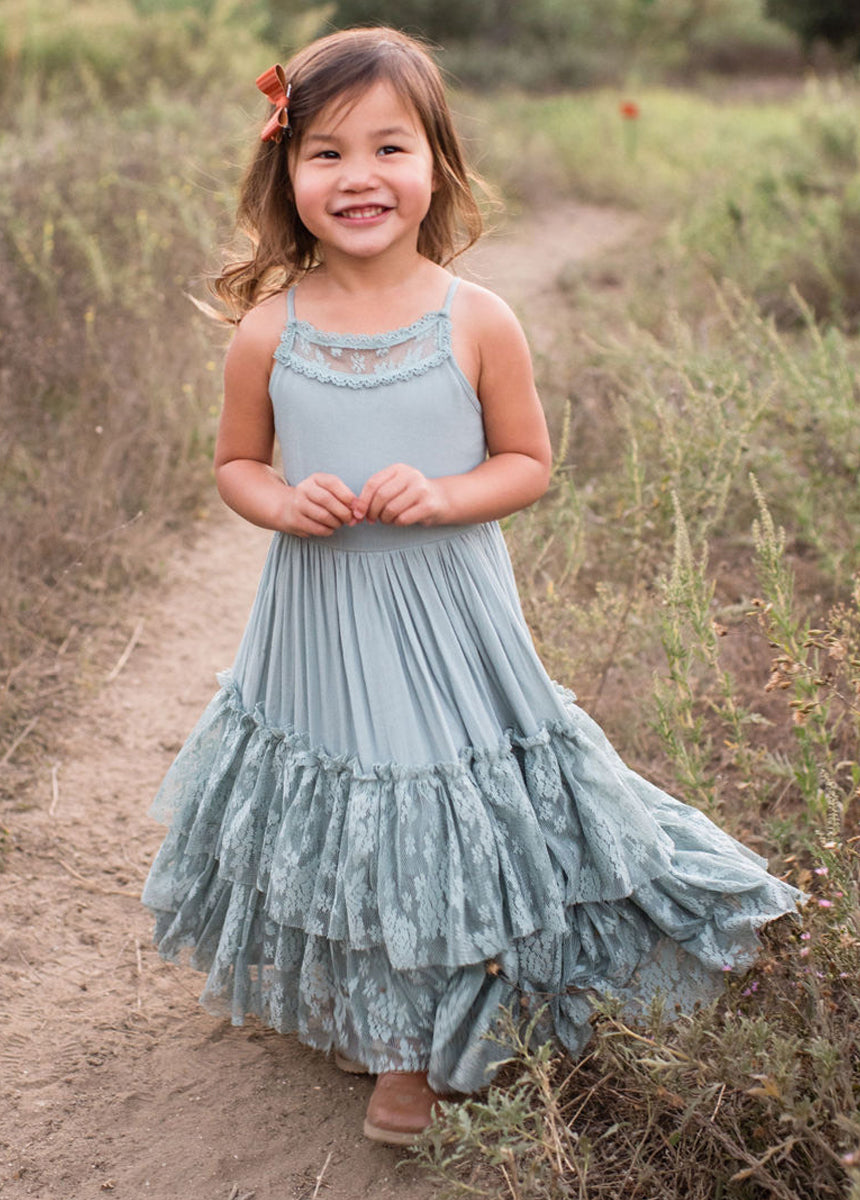 Catrin Dress in Seaglass