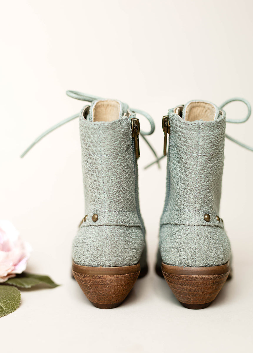 Eliza Boot in Neutral Green