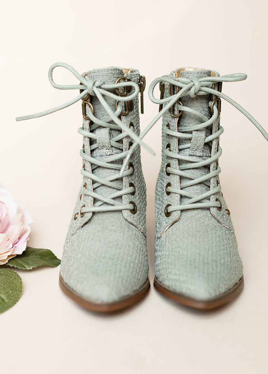 Eliza Boot in Neutral Green