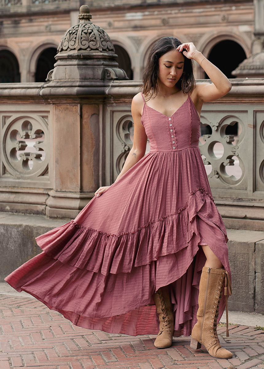 Everlie Dress in Clay