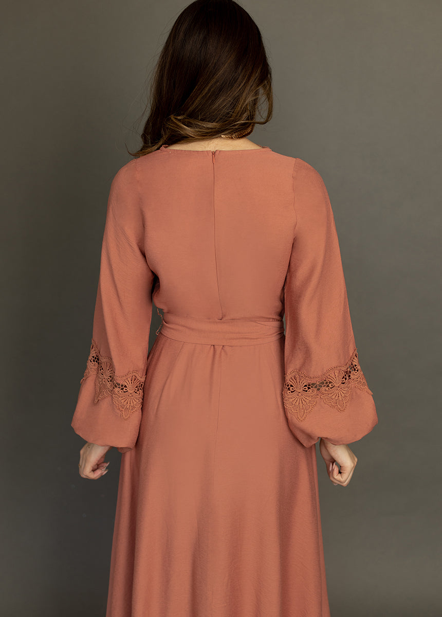 Felicite Dress in Roseclay