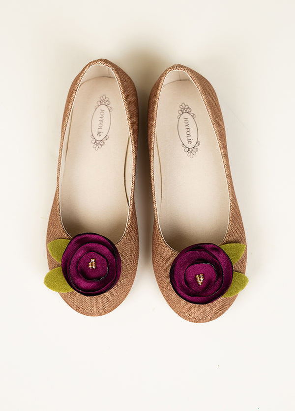 Charlotte Flat in Rose - Joyfolie