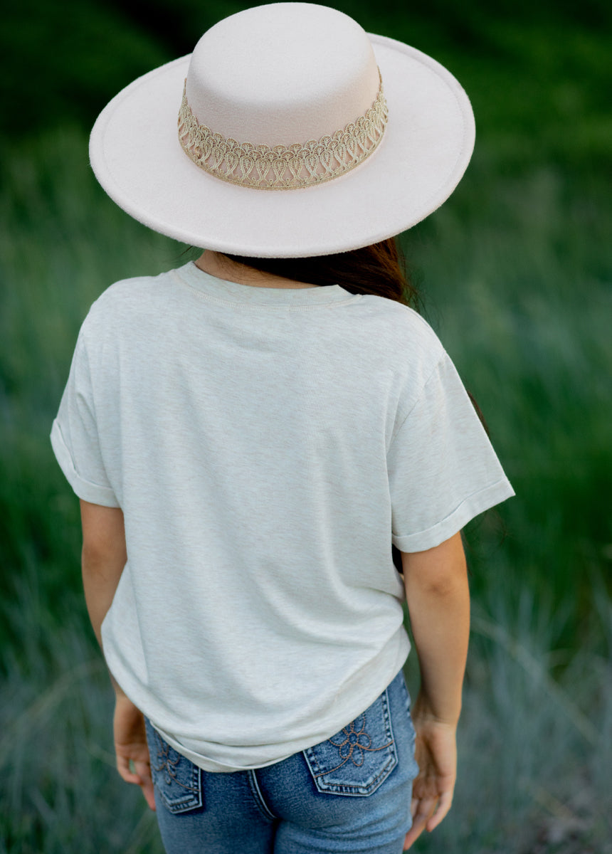 Bunny Tee in Heather Oat