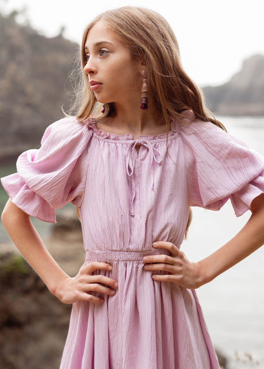 Gwenola Dress in Lilac