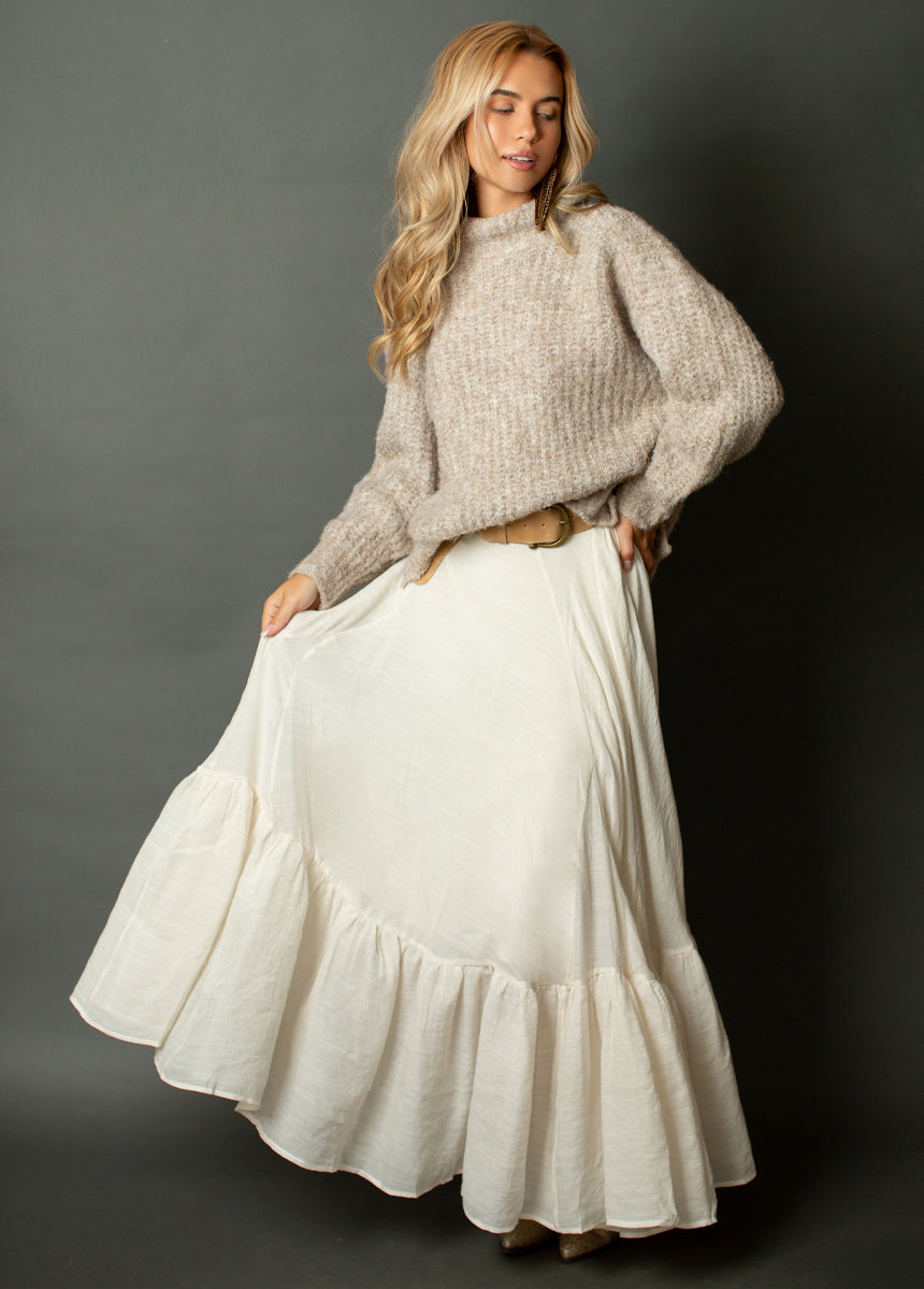 Annah Skirt in Cream