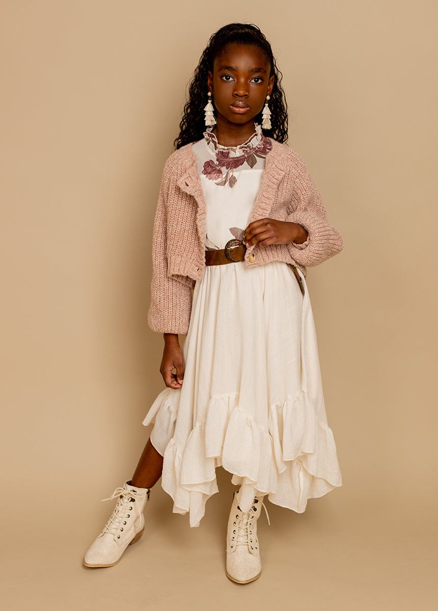 Poesie Skirt in Cream