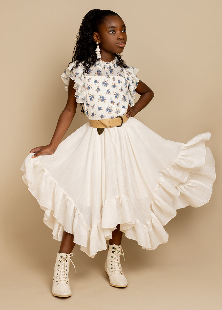 Poesie Skirt in Cream