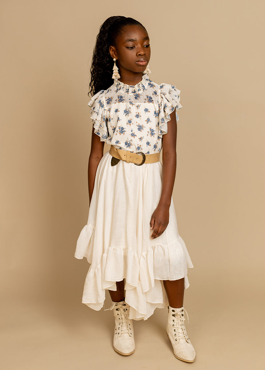 Poesie Skirt in Cream