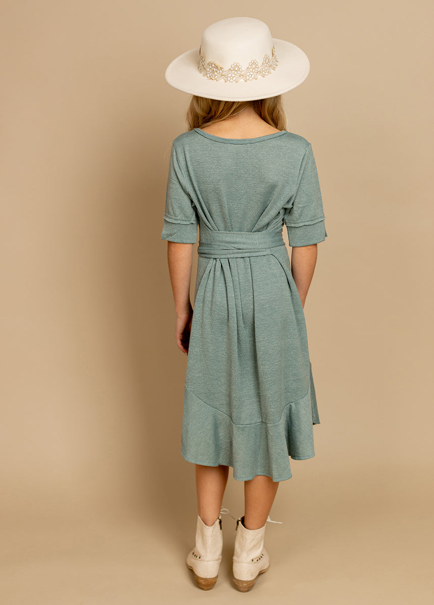 Jaliyah Dress in Island Sage