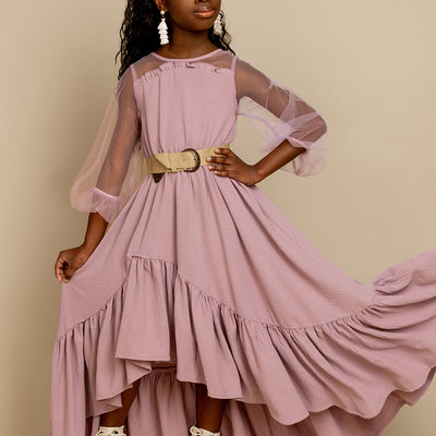 Jespyr Dress in Dusty Mauve