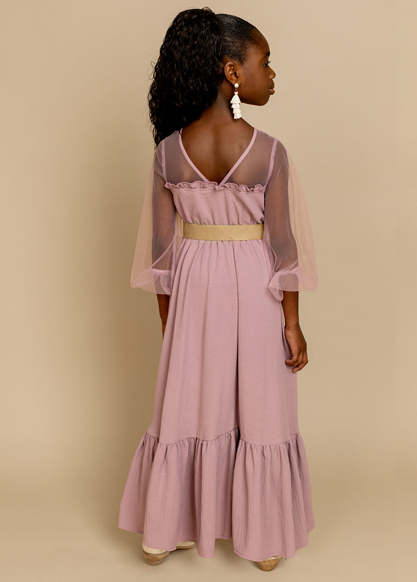 Jespyr Dress in Dusty Mauve