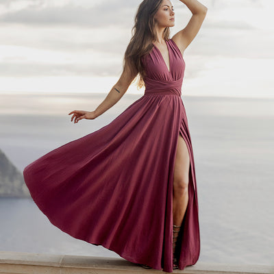 Juneau Dress in Deep Rose