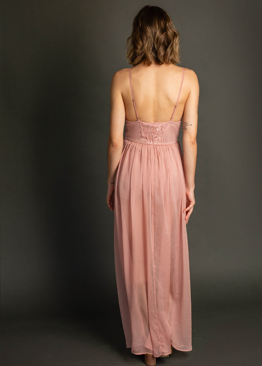 Katharina Dress in Nude Pink