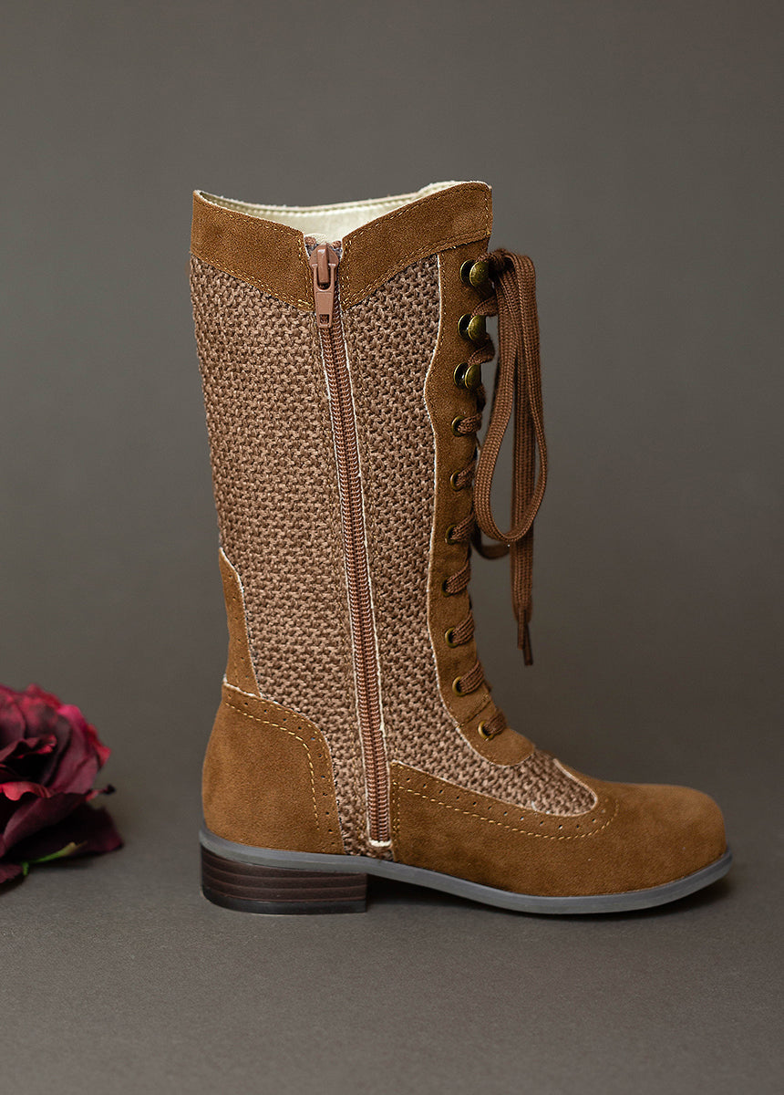 Keiko Tall Boots in Nutmeg