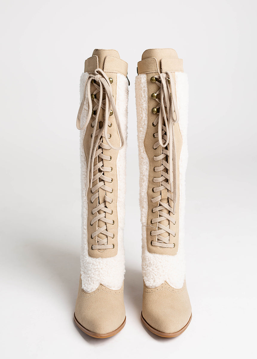 Kiko Tall Boots in Tan