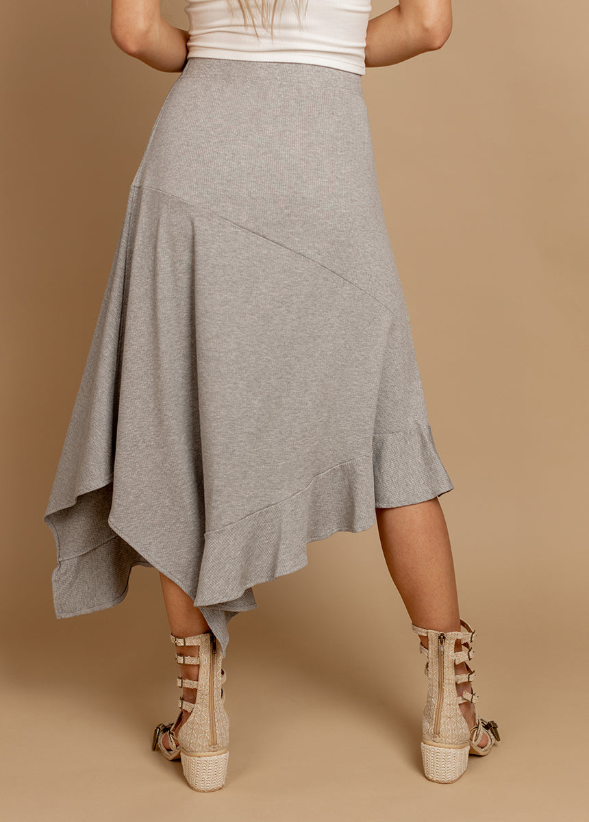 Lysha Skirt in Heather Gray