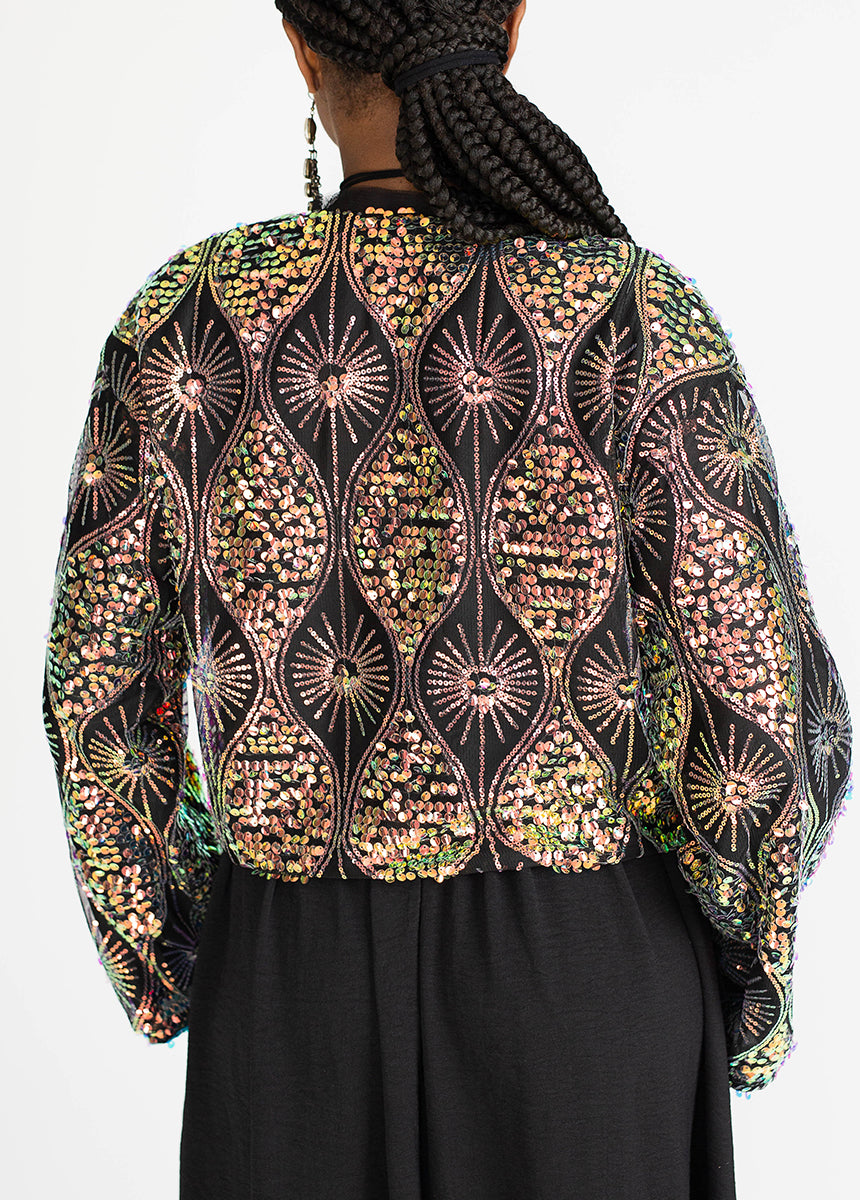 Liv Jacket in Multi Black