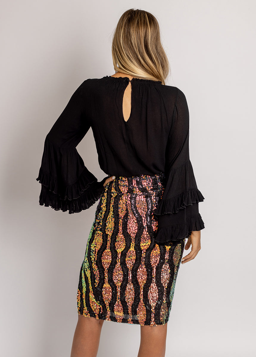 Lunah Skirt in Oil Slick