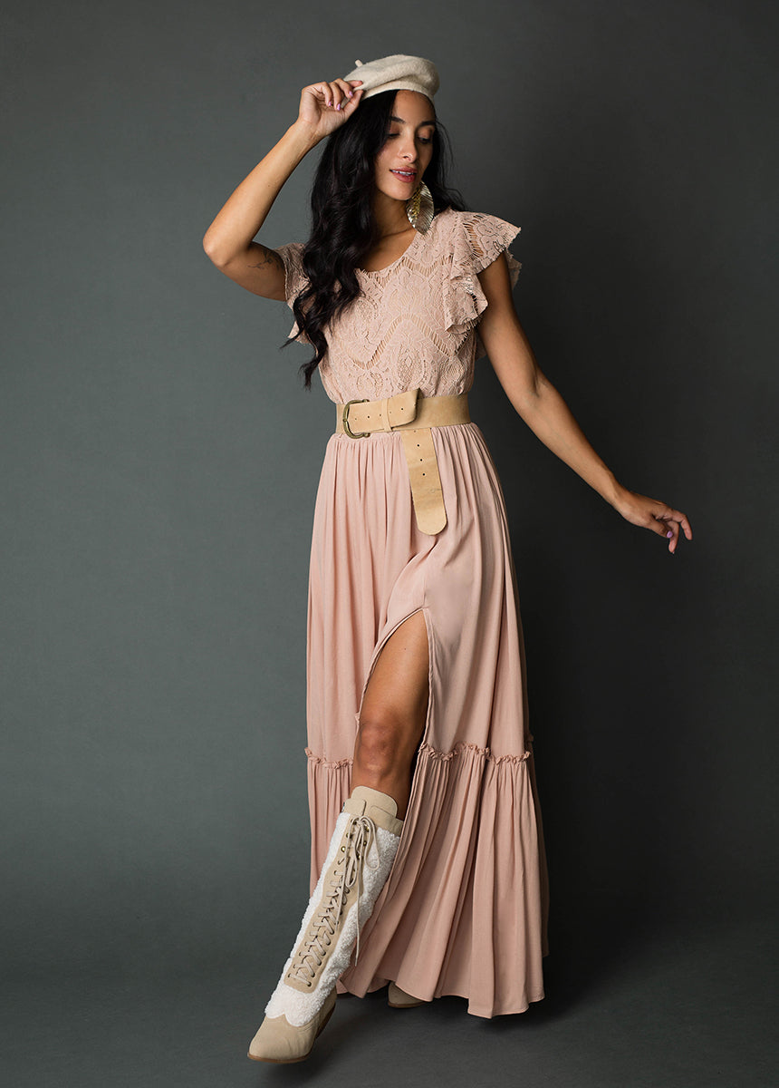 Macienne Dress in Blush