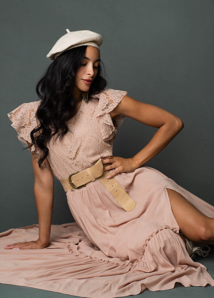 Macienne Dress in Blush