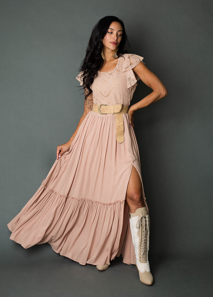 Macienne Dress in Blush