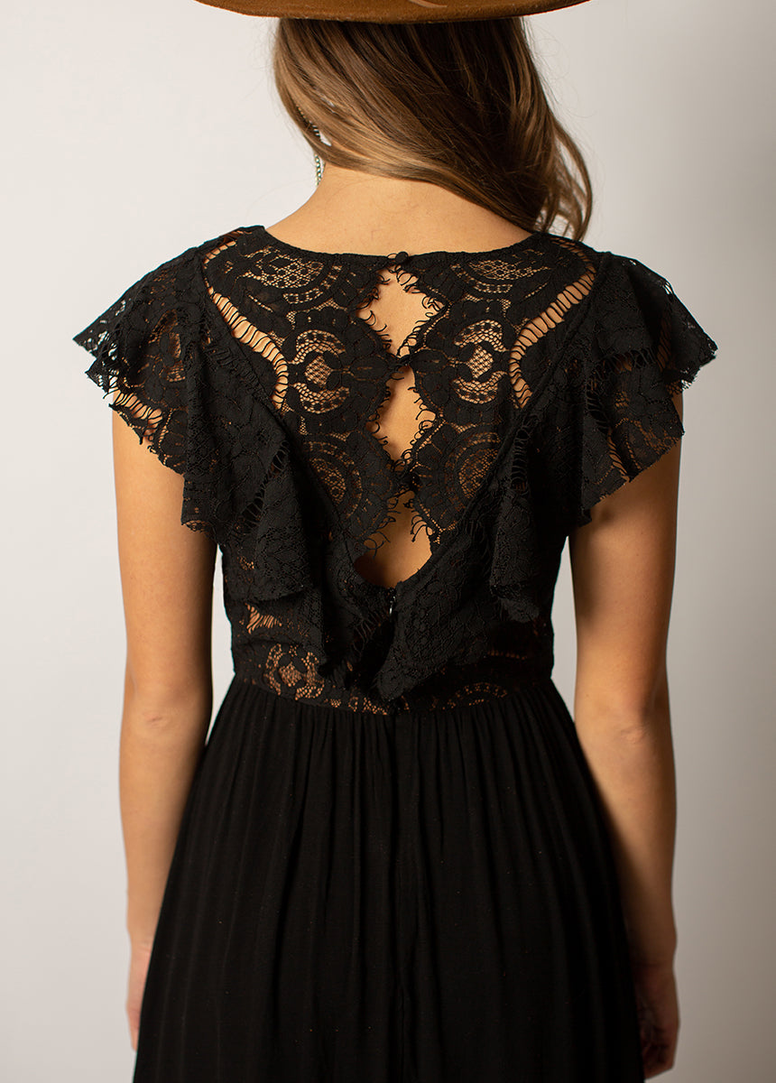 Macienne Dress in Black