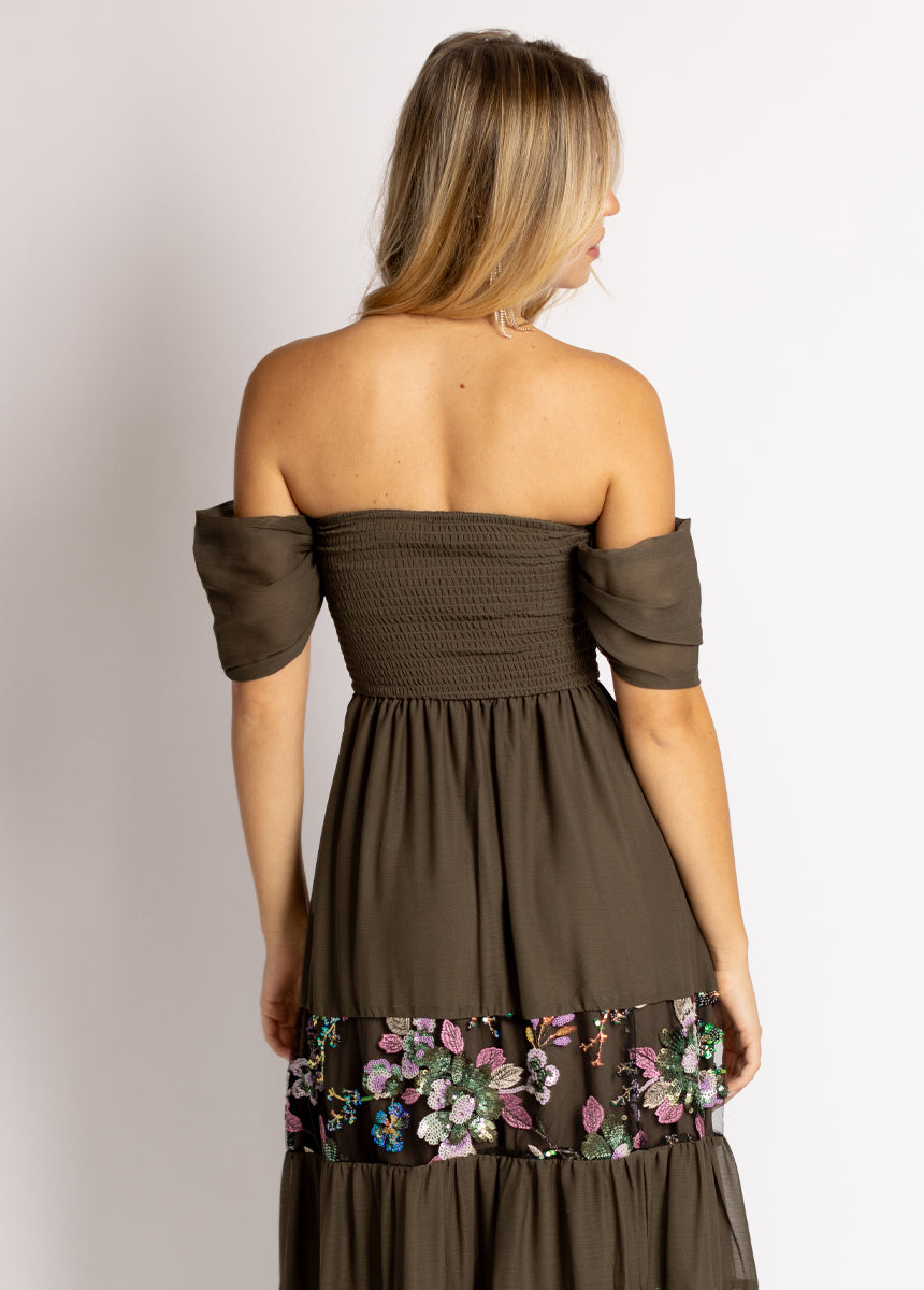 Mariella Dress in Olive