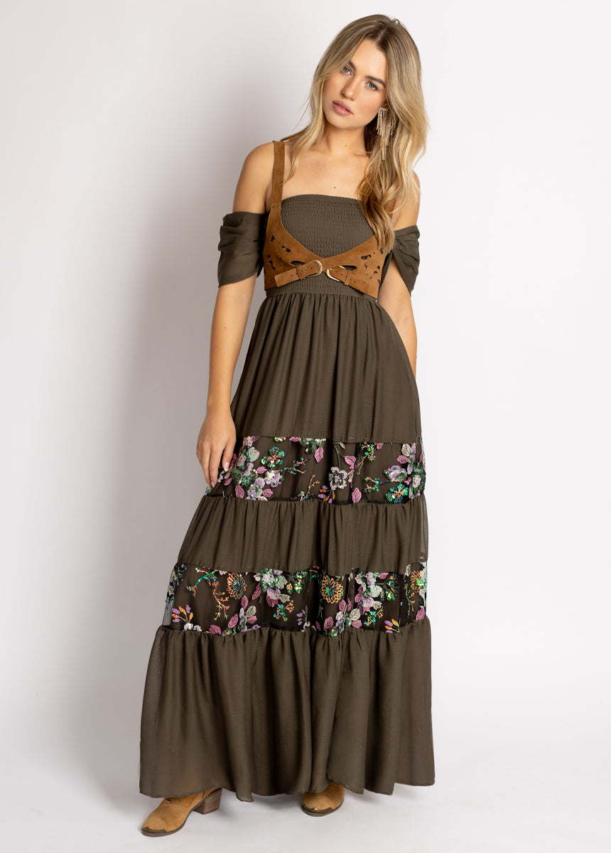 Mariella Dress in Olive