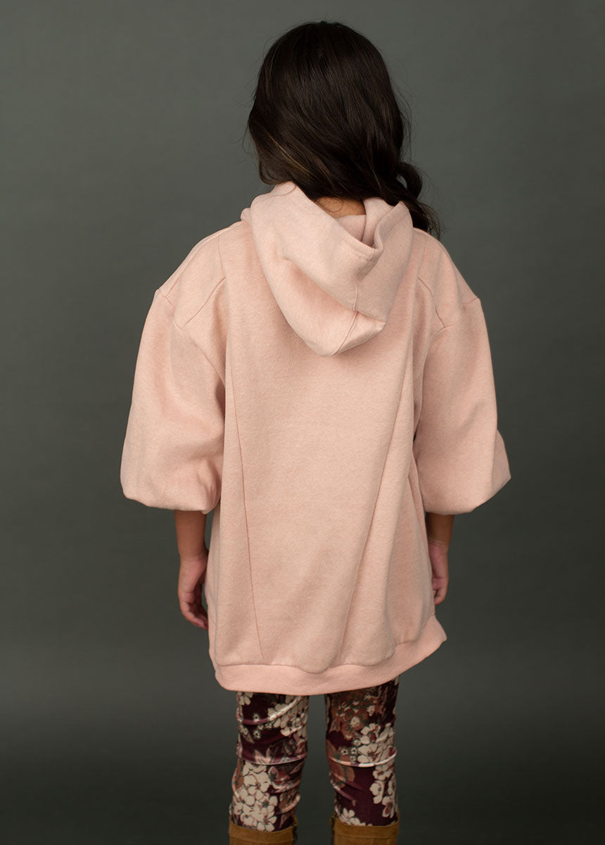 Maty Hoodie in Heather Blush Joyfolie